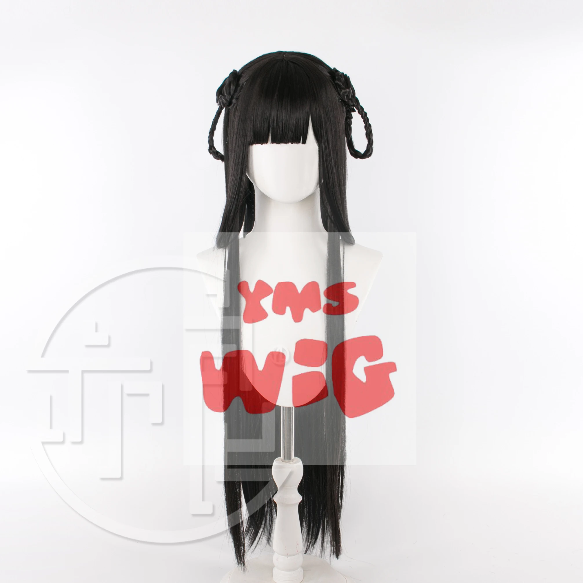 Игра Azur Lane ROC Yat Sen парик для косплея черные длинные термостойкие синтетические