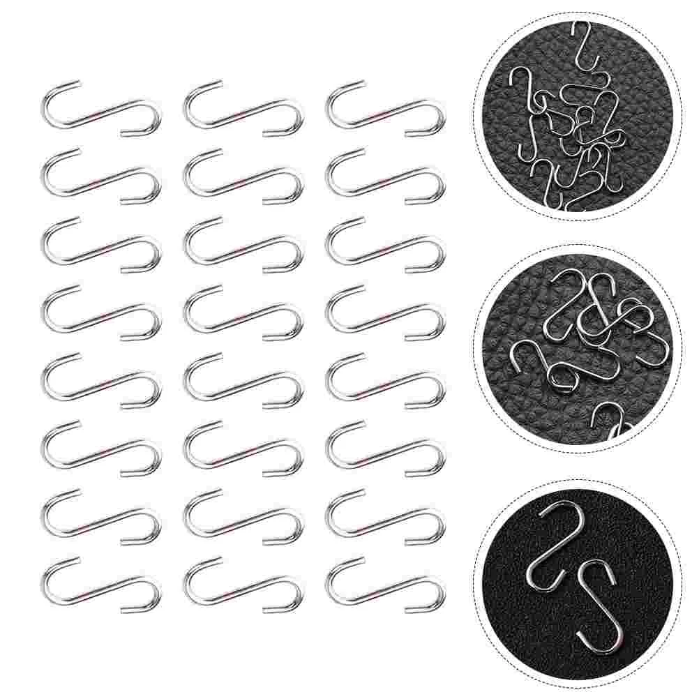

200 шт. DIY Мини S-образные крючки, вешалки из нержавеющей стали, DIY ювелирные аксессуары