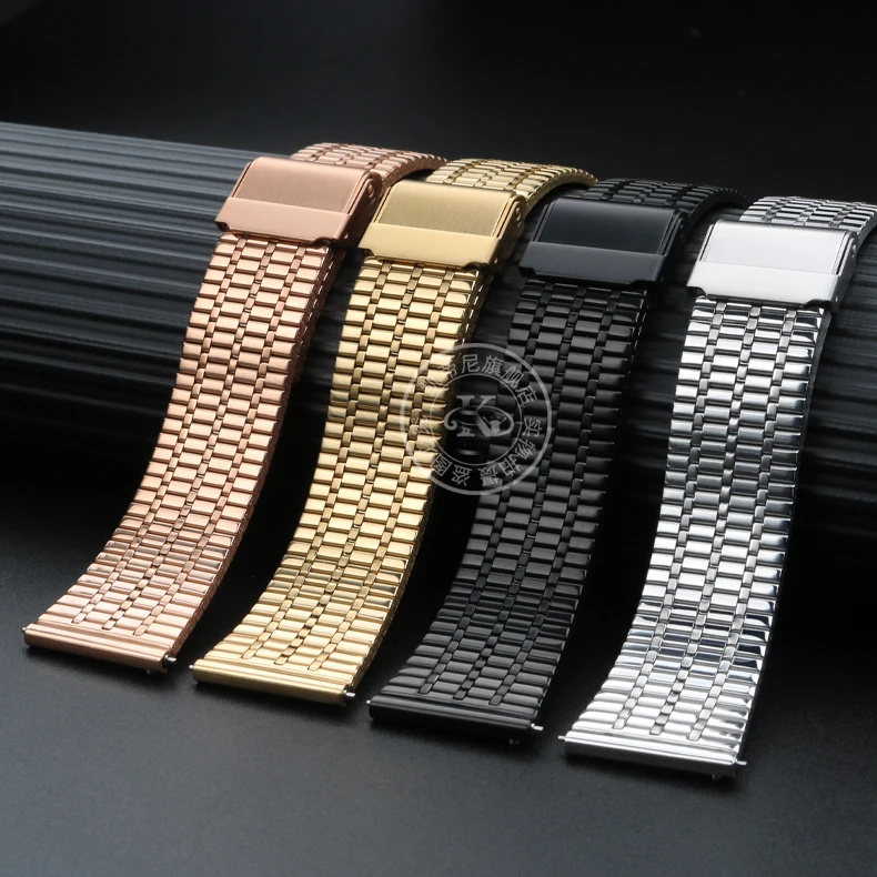 Ремешок из нержавеющей стали для наручных часов, сменный Браслет для часов серии Speedcar, 18 мм 20 мм 22 мм
