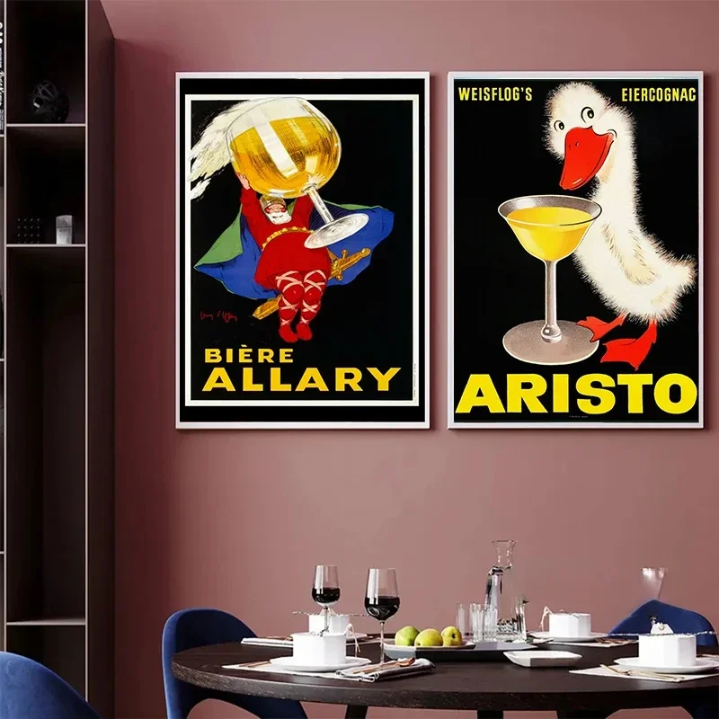 Классический винтажный принт плаката Aristo Campari пиво произведение искусства на