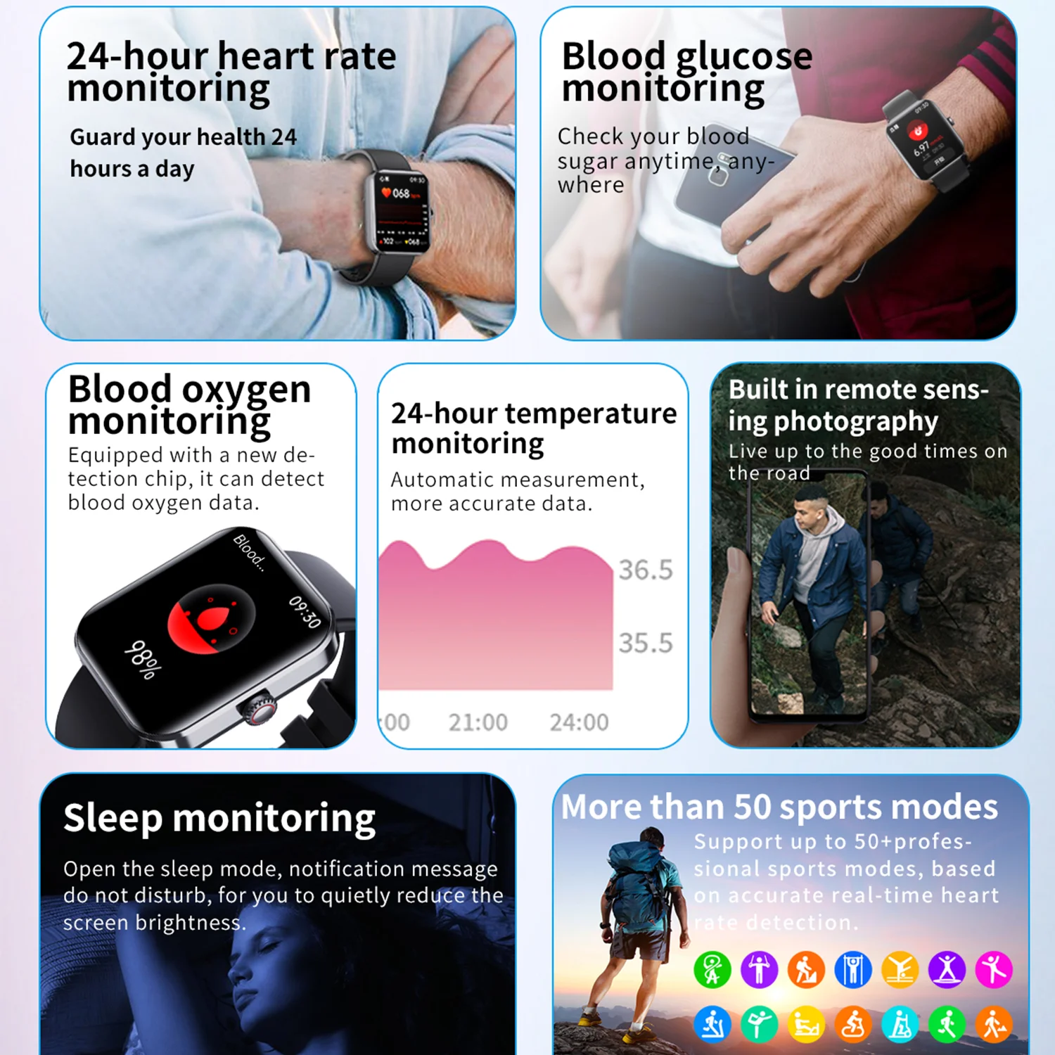 Смарт-часы JOEME F57L для мужчин и женщин цвет в ассортименте