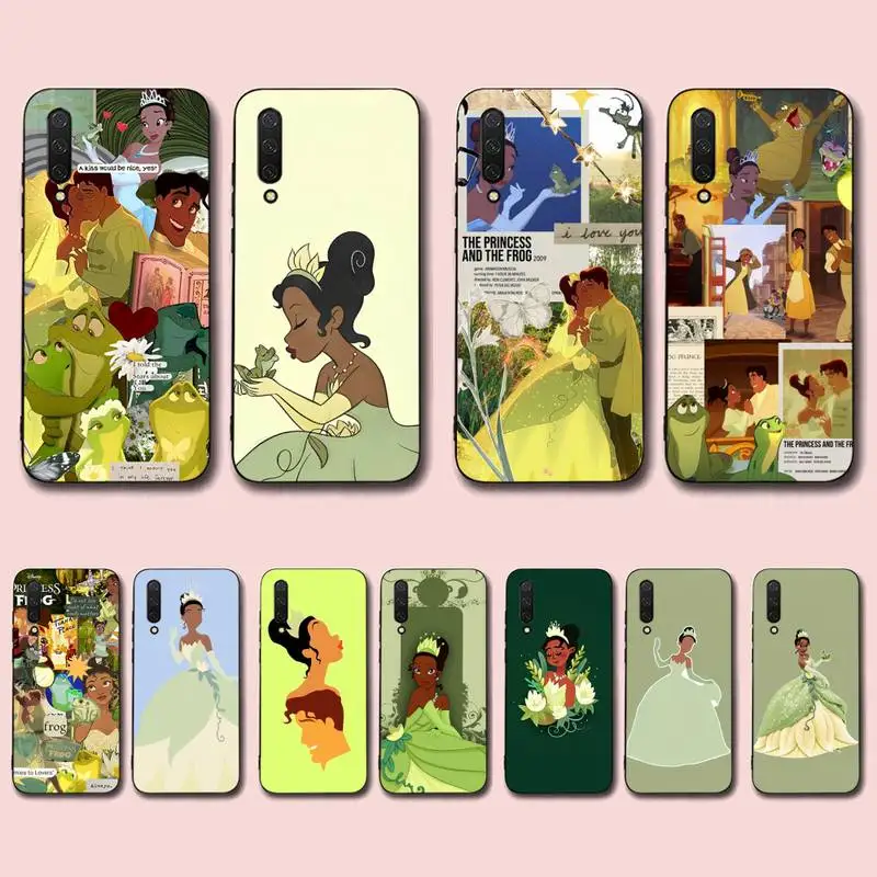 

Disney Tiana Princess Frog Prince Phone Case for Xiaomi mi 5 6 8 9 10 lite pro SE Mix 2s 3 F1 Max2 3