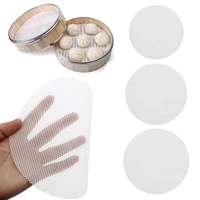 1pc non stick steamer mat dim sum tool food grade silicone kitchen under steamers mat cooking accessories eco friendly cookware