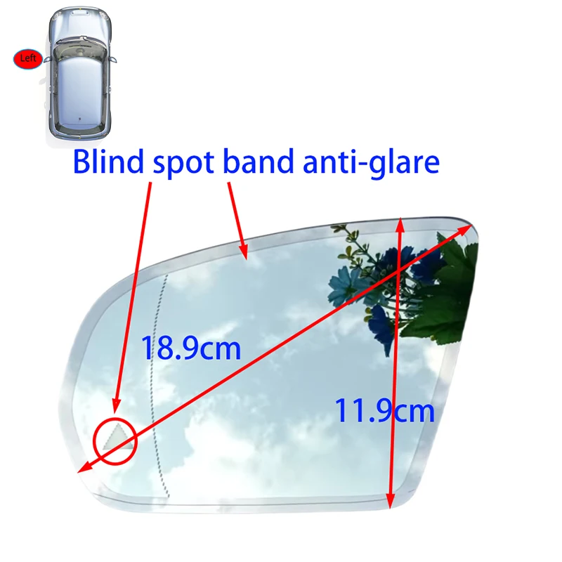 

Для Mercedes-Benz C E S GLC Class W205 W222 W213 X253 2013-2021 Автоматическое затемнение с подогревом Предупреждение о слепех зон Заднее зеркало Новое