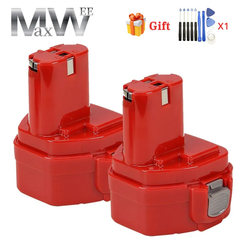 

Аккумулятор MaxWee для электроинструментов Makita PA12 2500 1220 1233 1222 1223 6270D 6271D 6317D 6227D, 12 В, 1235 мАч