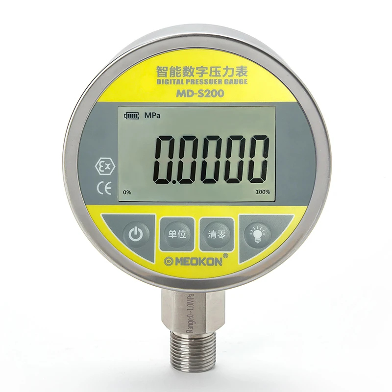 

High Precision Intelligent digital pressure gauge for water oil gas pressure gauge