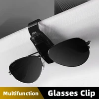 car sun visor glasses clip universal multifunction lightweight card ticket pen sunglasses eyeglass clip auto accessories