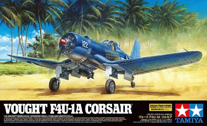 Vought F4u-1a Corsair Mk Ii W/pe Parts Model Building