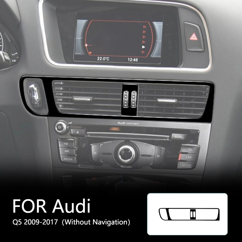 Рамка для розетки кондиционера новые глянцевые черные наклейки из АБС-пластика