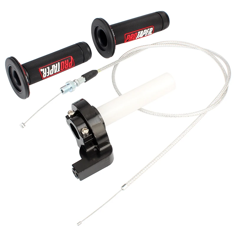 Мотоциклетные ручки с 1/4 быстроповоротным тросом дроссельной заслонки 1200 мм для