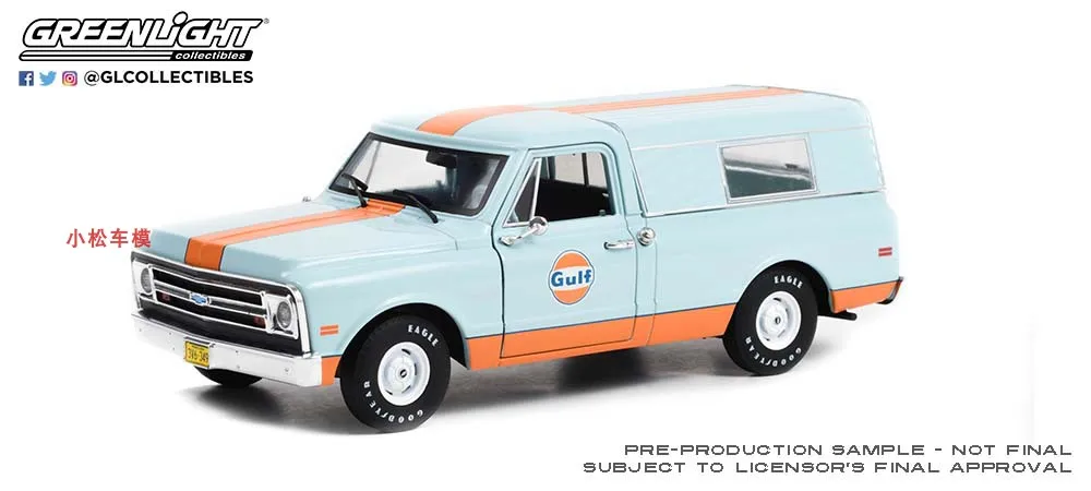 1:24 1968 Chevrolet C-10 высококлассная модель автомобиля из сплава коллекционная игрушка