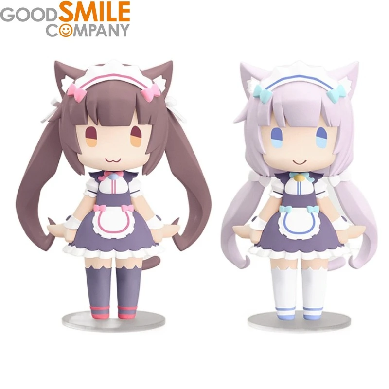 

100% Original GSC NEKOPARA Vanilla Chocolates Qversion Mini Anime Figure Model Action Toys Birthday Gifts Collection Ornament