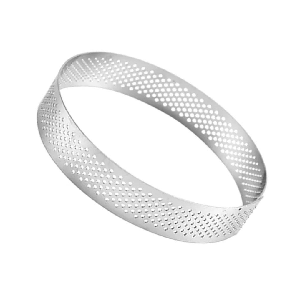 

Ring Cake Round Mousse Baking Moldsstainless Steel Dessert Mold Rings Tart Metal Pizza Pastrybake Kitchen Tool Small Roll