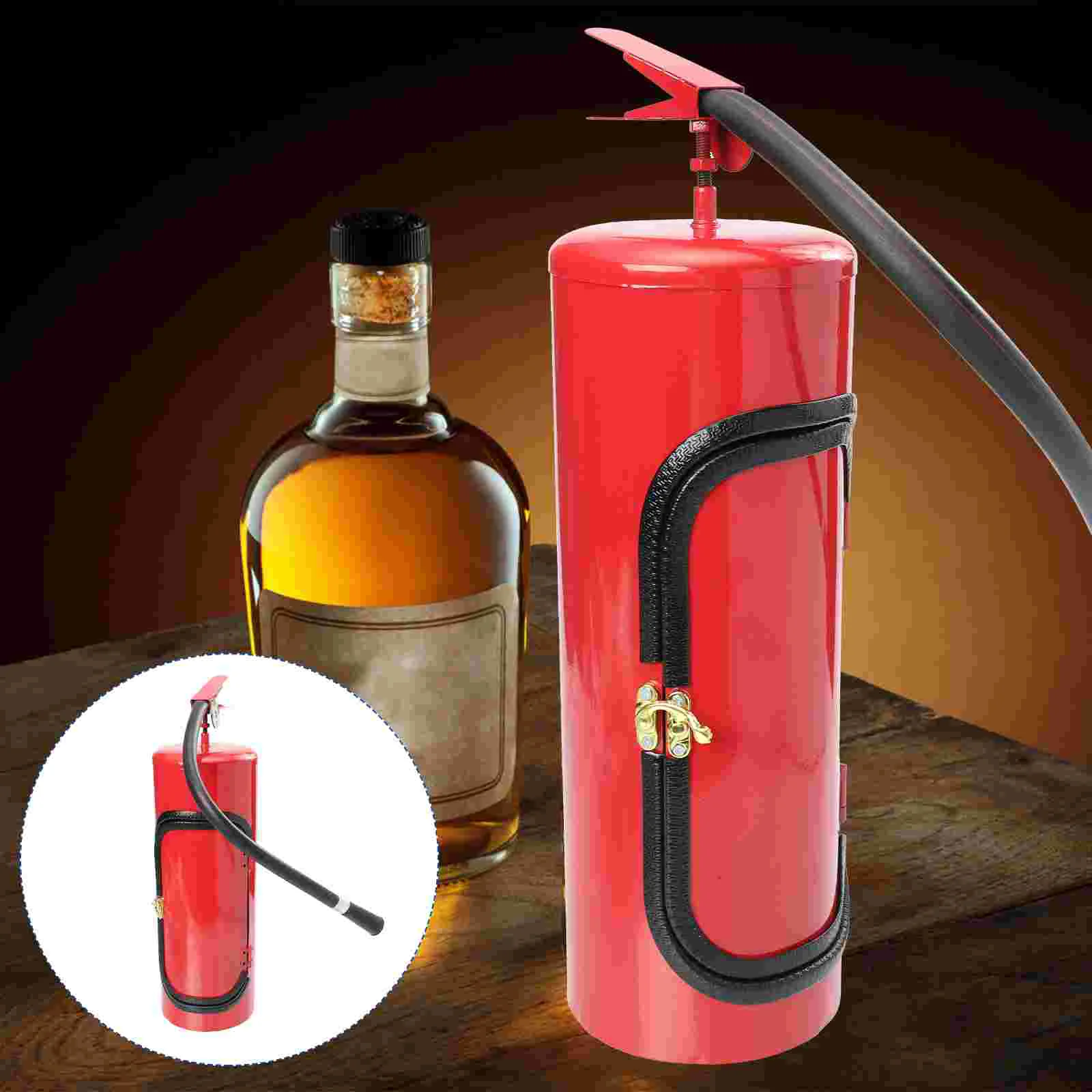 

Wrapping Box Metal Packing Box Extinguisher Shaped Box Storage Container