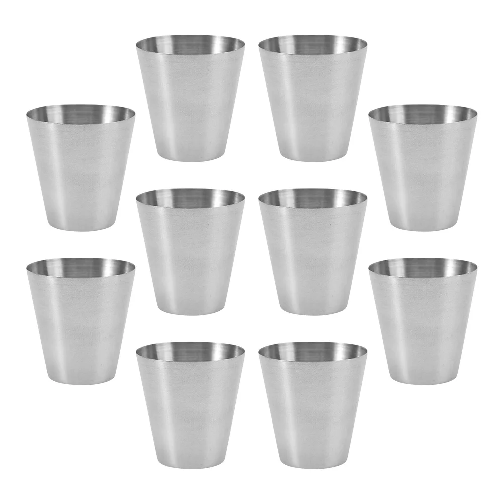 

Cups Steel Metal Cup Stainless Glasses Drinking Beer Mugcamping Shot Tumblerwater Pint Shatterproof Travel Coffee