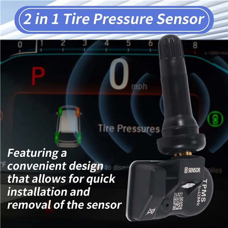 Фото Датчик давления в шинах A96E-6X TPMS, программируемый, 315 МГц + 433 МГц, 2 в 1, для инструментов Autel TS408, TS508, ITS600, датчик MX №3