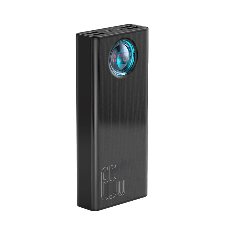 

Baseus 65W Power Bank 30000mAh PD Quick Charge FCP SCP Powerbank Portable External Charger For Smartphone Laptop Tablet