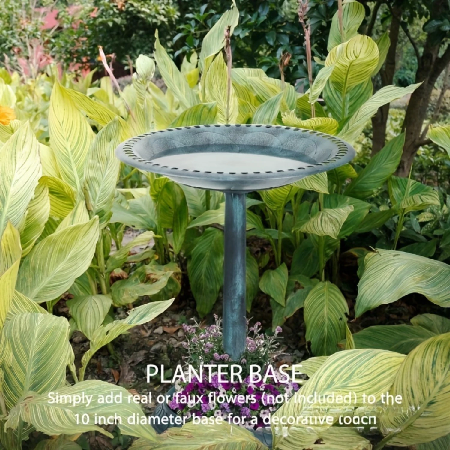 Уличная кормушка для птиц с ванной душевой раковиной украшения сада и наблюдения