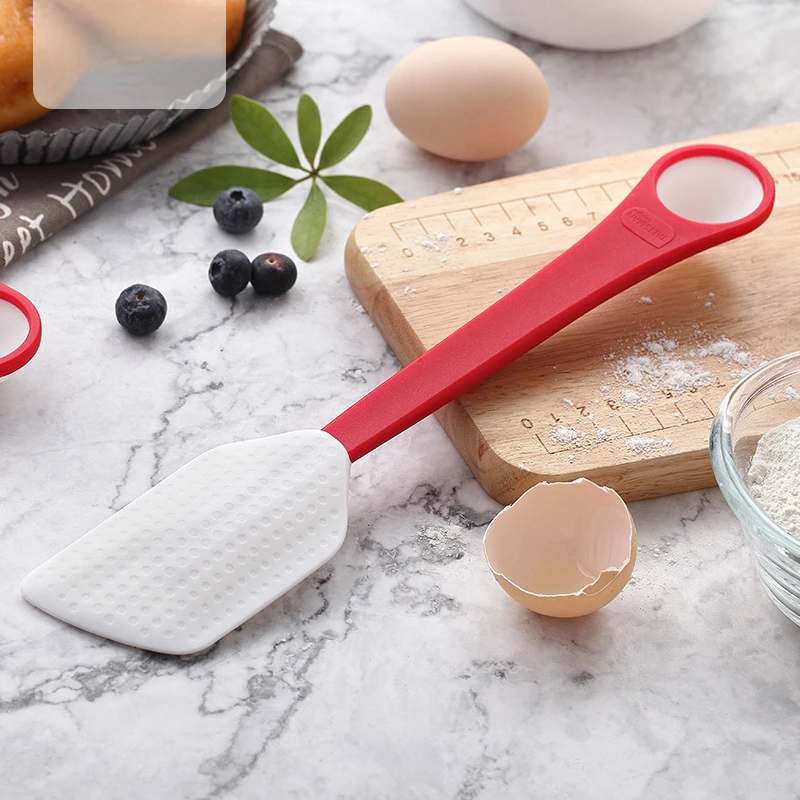 

Силиконовый скребок для выпечки крема, многофункциональный шпатель для крема с двойной головкой, кухонные инструменты для выпечки, шпатель...