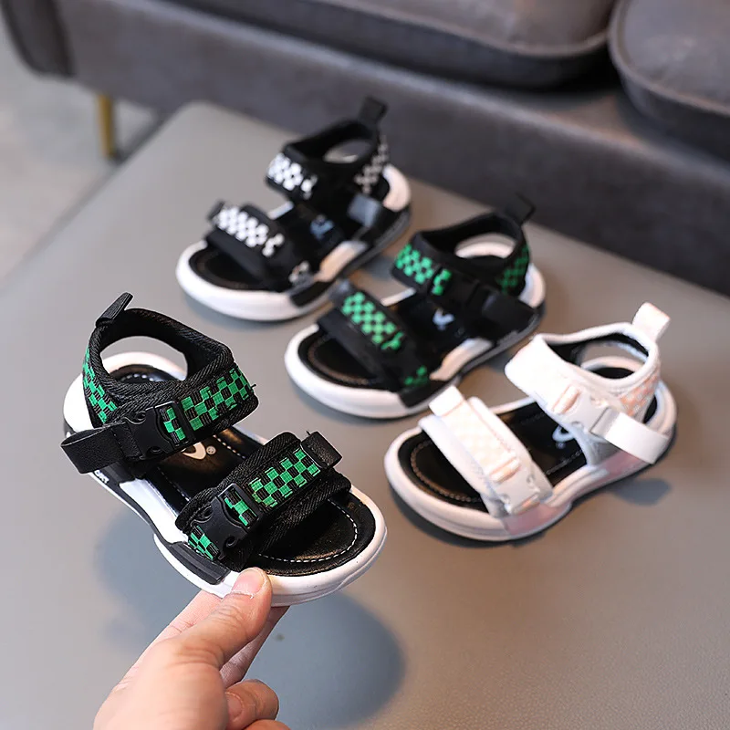 

Новинка 2023, детские спортивные сандалии для мальчиков и девочек, уличные сандалии, походные атлетические пляжные сандалии, летняя обувь для бассейна, быстросохнущая водяная обувь