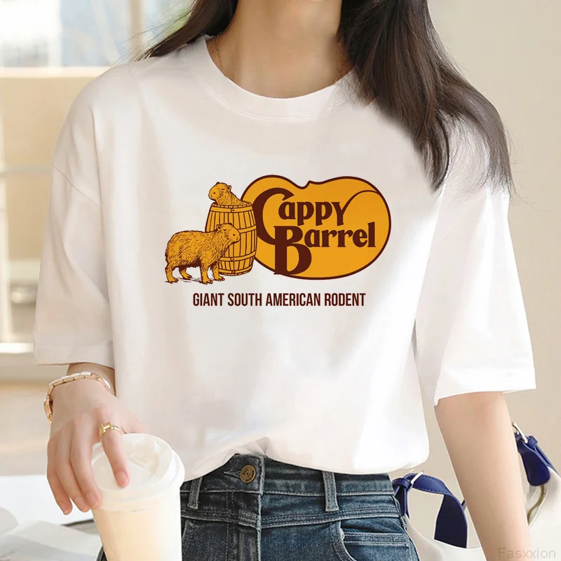 

Capybara Tee men Japanese graphic manga t shirt man funny comic harajuku clothes