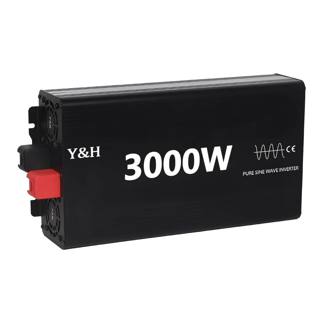 Y&ampH 2 кВт инвертор Off Grid 3 1 инверторы 12 В 220 полный синусоидальный преобразователь