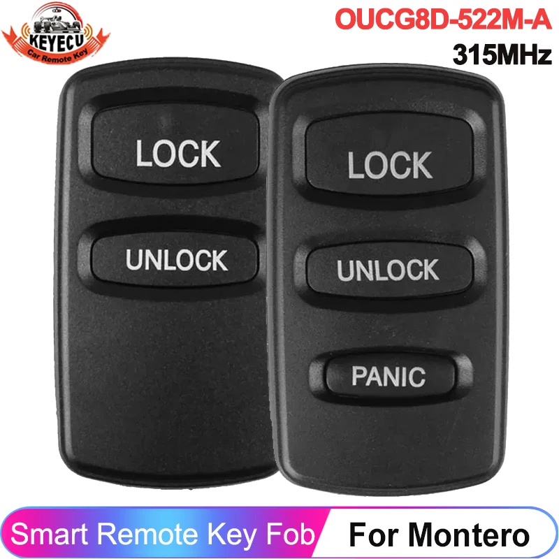 

KEYECU OUCG8D-525M-A OUCG8D-522M-A для Mitsubishi Eclipse Lancer Montero Sport Key Remote 315 МГц 313,8 МГц 433 МГц 2/3 кнопки Fob