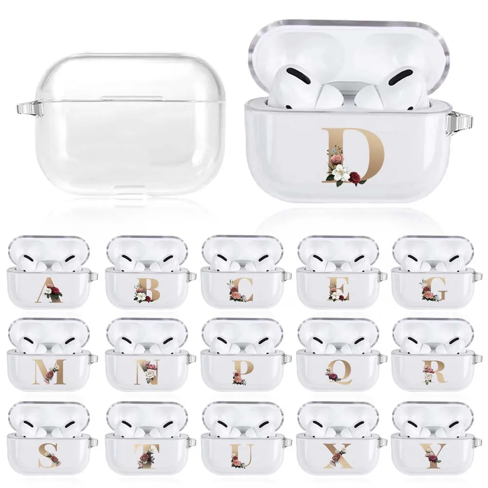 

Apple AirPods Case for Clear Soft Silicone Letter Apple AirPods Pro A2084 A2083 Wireless Bluetooth Earphone Mini Earphone Cover