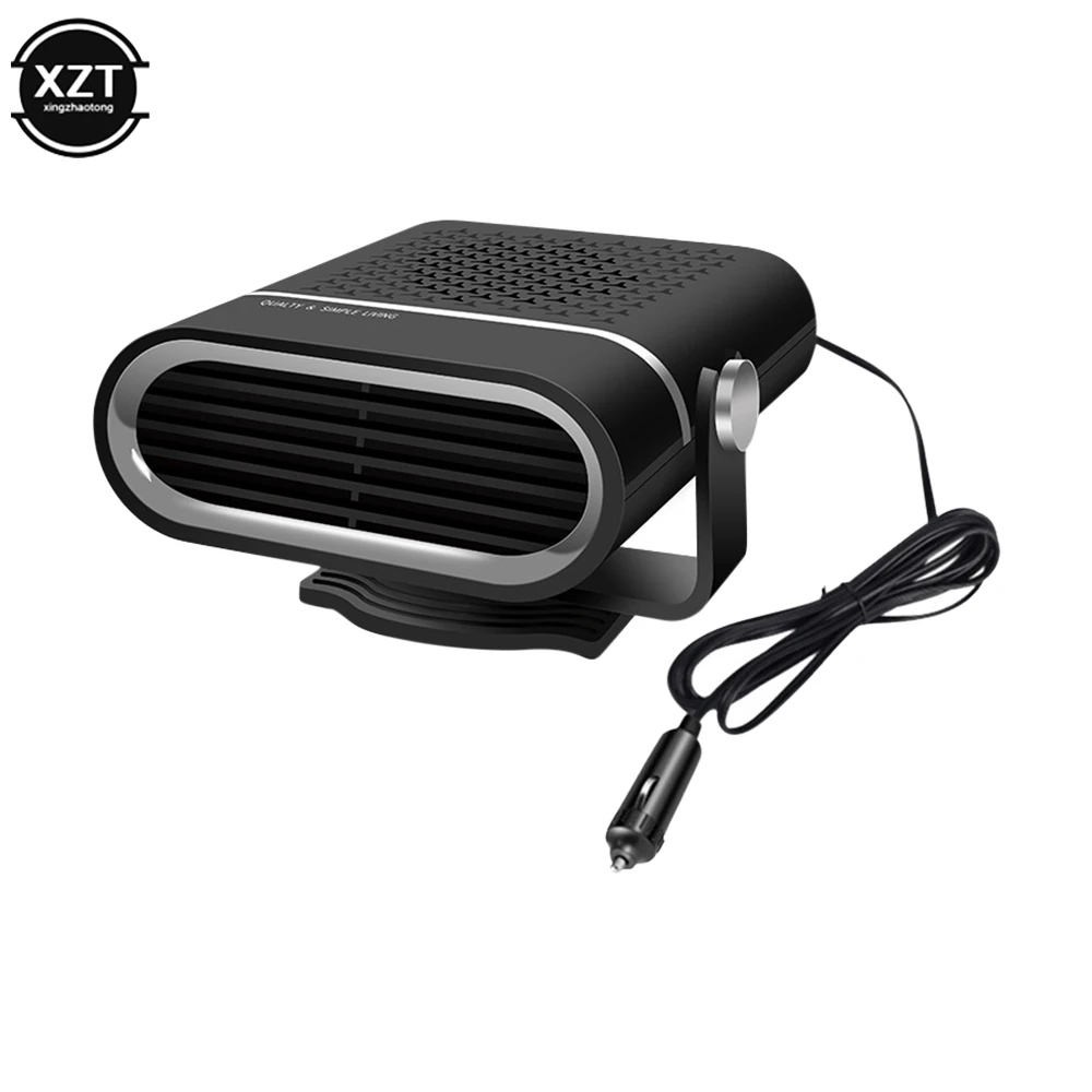 Купи 12V/24V 150W Portable Auto Heater Defroster Demister Heater 360 Degree ABS Heating Cooling Fan For Cars Trucks Car Accessories за 674 рублей в магазине AliExpress