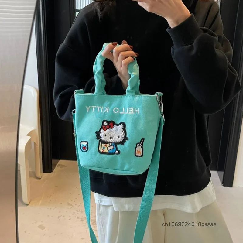Sanrio Hello Kitty милая холщовая сумка с героями мультфильмов женская весна-лето