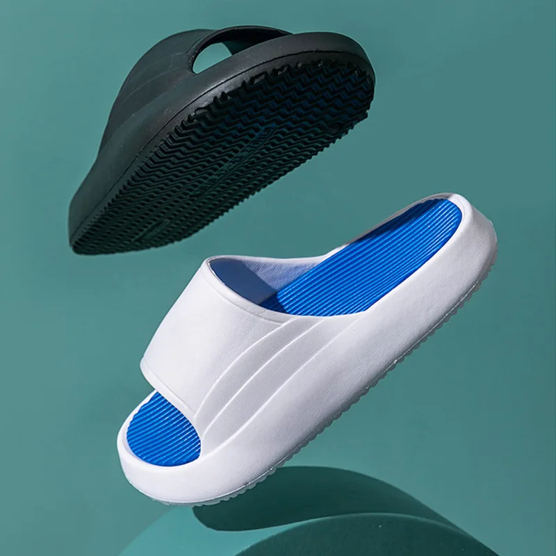 2022 New Fashion Outdoor Beach EVA Soft Men's Slippers Summer Indoor Thick Soles Home Non-Slip Wear-Resistant Cool Drag Women