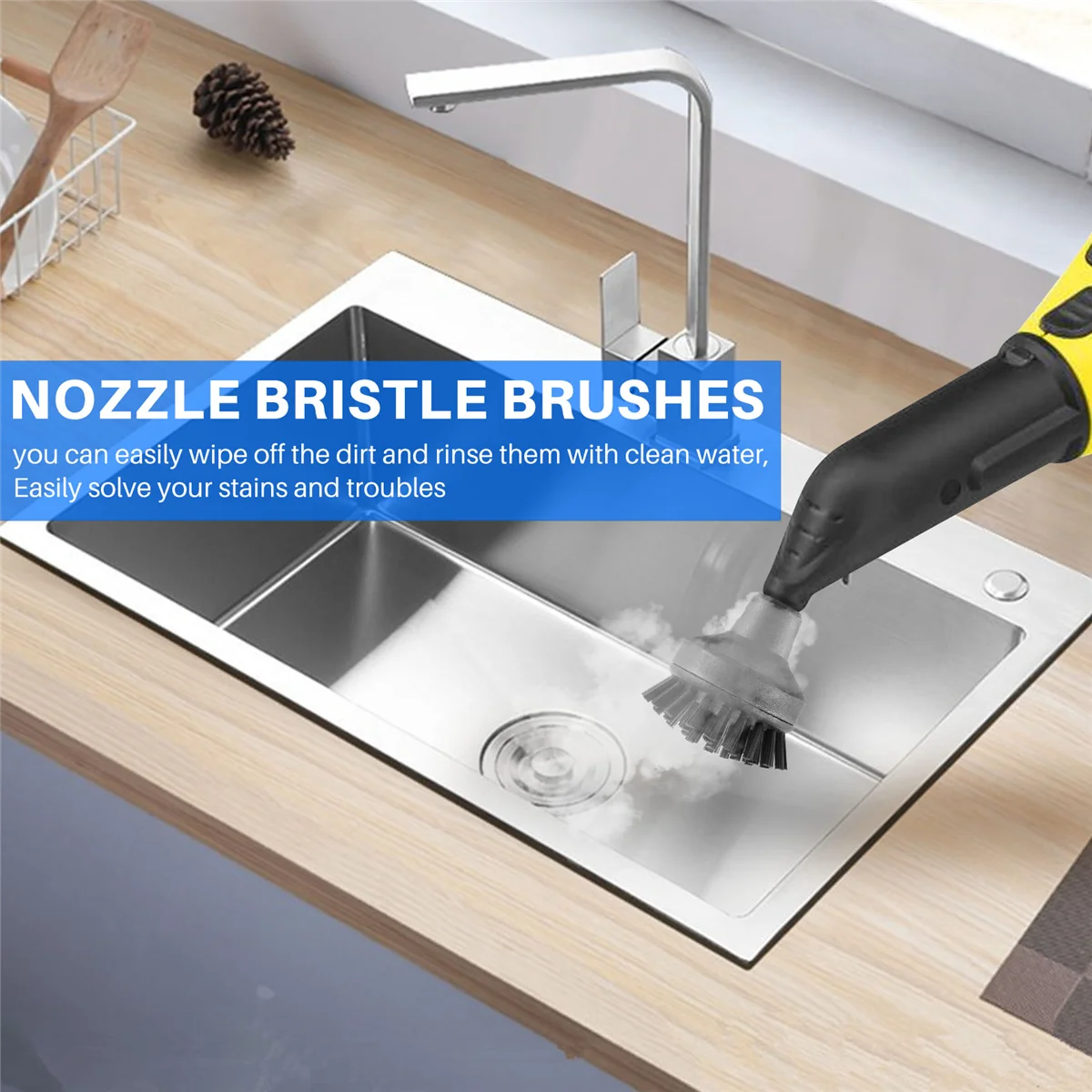 Щетка для чистки пара нейлоновая щетка щетина детали пароочистителя Karcher SC1 SC2 SC3