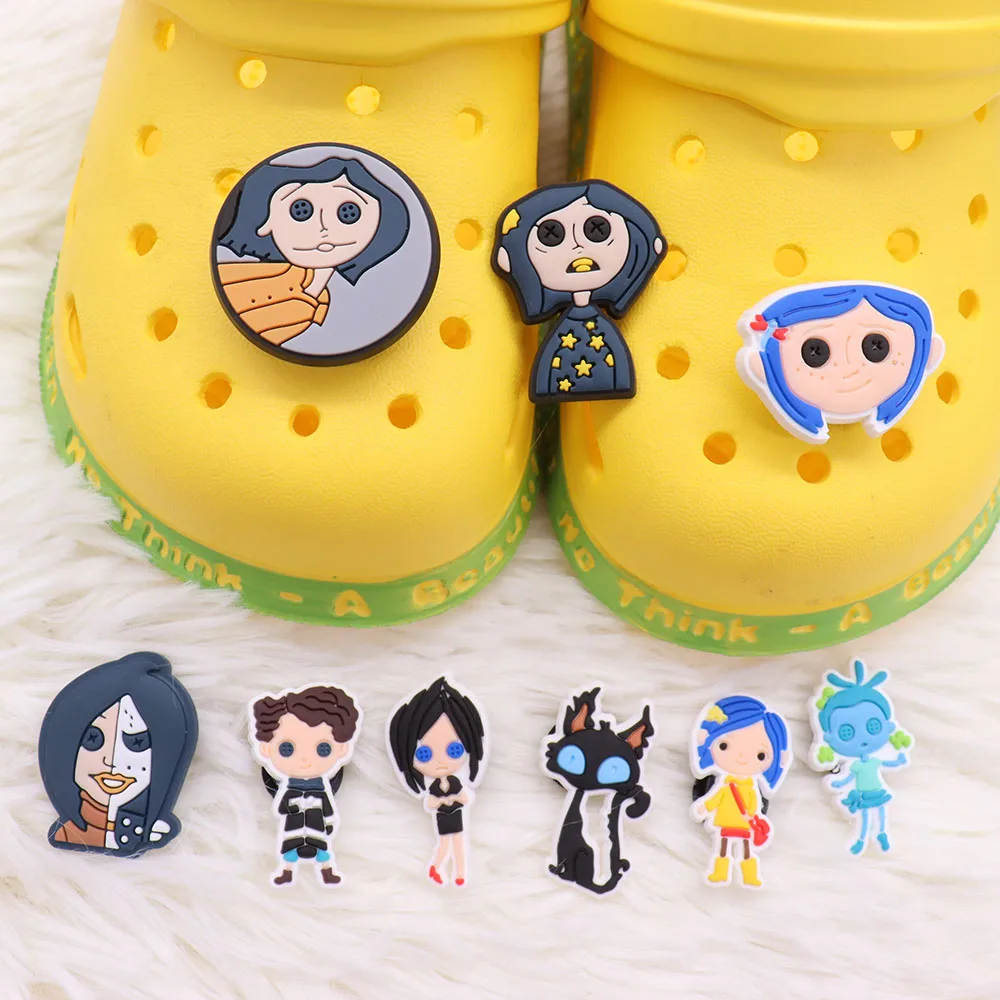 

9 шт., украшения для обуви из ПВХ в виде черного кота