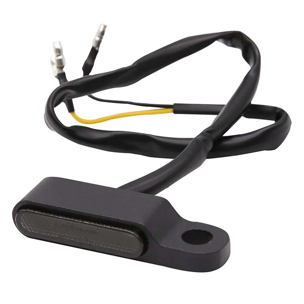 

Handlebar Light Turn Signals Black Durable Turn Signal Lights 12V ABS Plastic Lens Accessories Aluminum Bracket