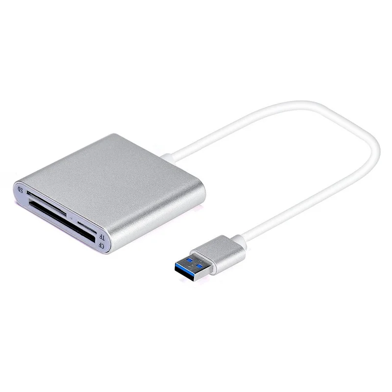 Многофункциональный 3-в-1 кардридер USB 3 0 с поддержкой карт TF/SD/CF высокоскоростной