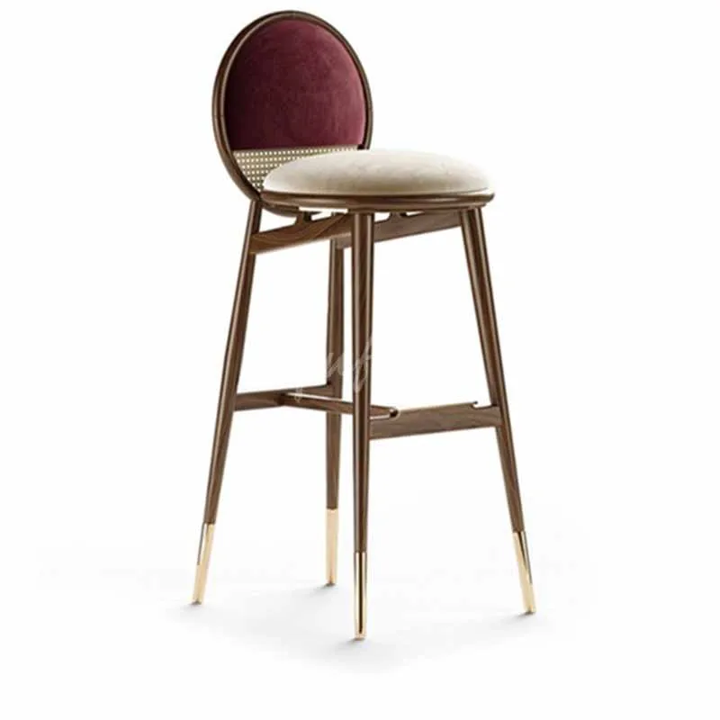 

Вращающийся роскошный деревянный современный эргономичный стул XY50BC для компьютера и парикмахерской в скандинавском стиле