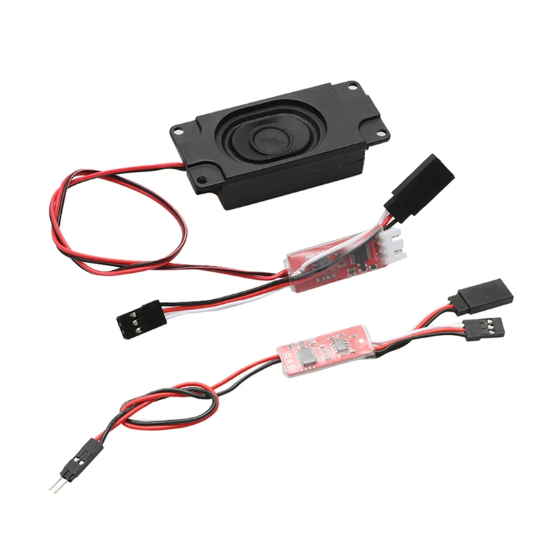 Модуль звуковой панели, с преобразованием частоты дизеля, работает от приемника, 2S разъема для зарядки литий-полимерного аккумулятора для самостоятельной сборки моделей на радиоуправлении