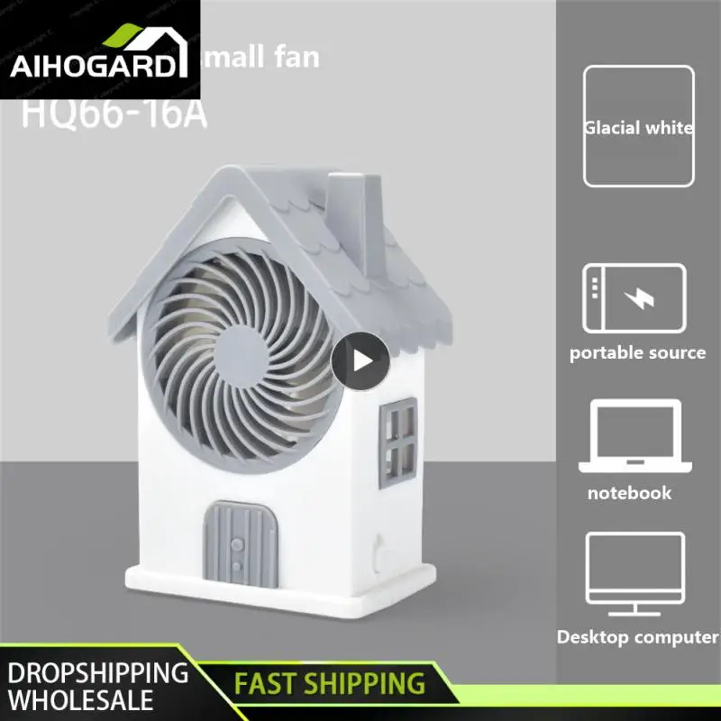 

Usb Rechargeable Mini Fans Portable Support Multiple Endurance Modes Electric Cooling Fan Creative Mute Air Conditioning