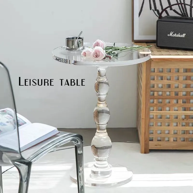 

Акриловые римские столы в стиле INS, прозрачная домашняя мебель, прикроватный столик для гостиной, кухни, кофейного бара, декоративные столы