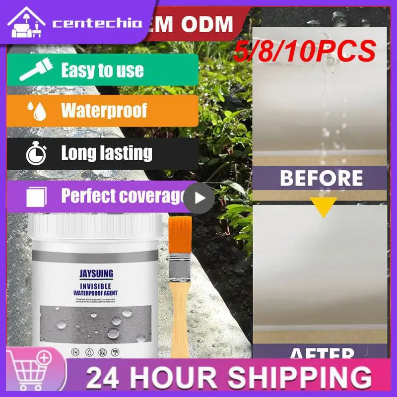 

5/8/10PCS 100ml Jaysuing Waterproof Sealant Roof Roof Leaking Agent Sealing Waterproofing Agent Paint Repair Walls Roofs
