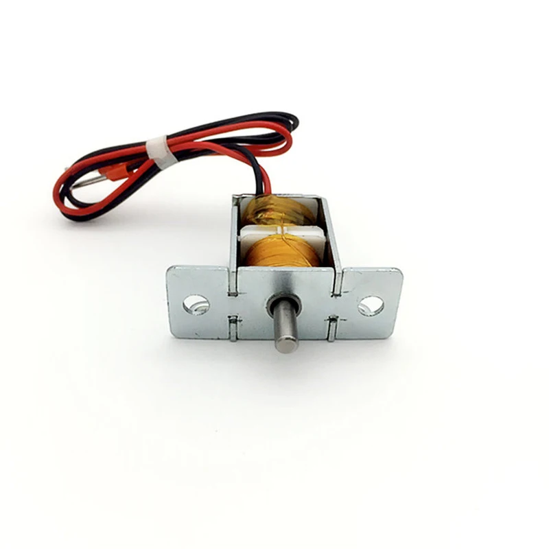 DC12V Two-way Self-holding Solenoid 6MM Stroke Push-pull Type self-holding Electromagnet