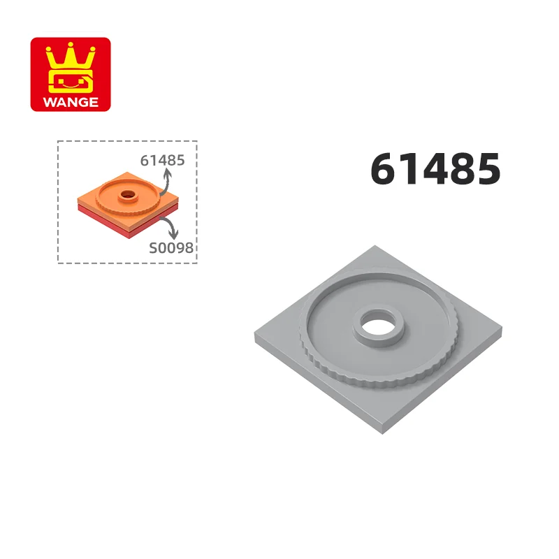 WANGE 61485 100 г/48 шт. 4x4 строительные блоки проигрывателя Moc технические аксессуары