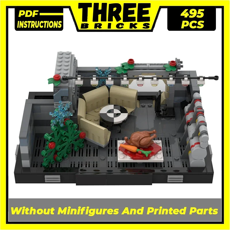 Модель Звёздного фильма Moc строительные блоки UCS Falcon модульные для отпуска