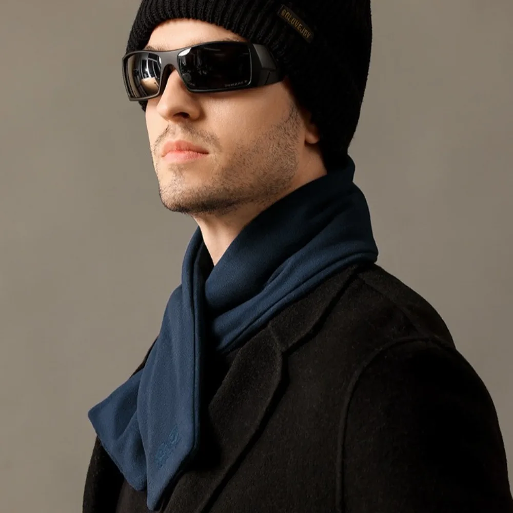 Легкая винтажная зимняя кашемировая шаль мягкий мужской шарф в корейском стиле