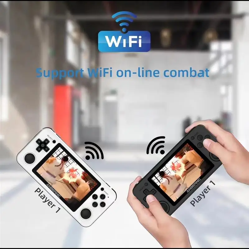 Консоль игровая карманная рk3326 для ПК и PS1 в стиле ретро