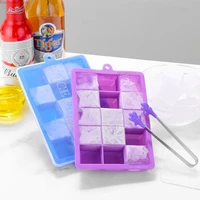 1524 hole food grade silicone eco friendly ice cube mold square shape diy