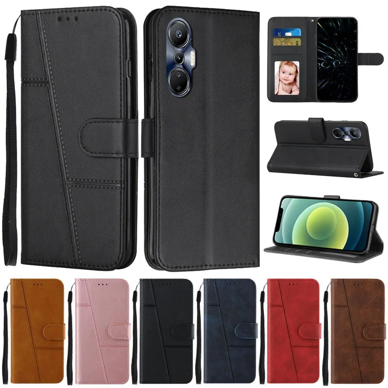 

Чехол-книжка для Infinix Hot 20S Чехол Hot20 20S, кожаный защитный чехол для телефона