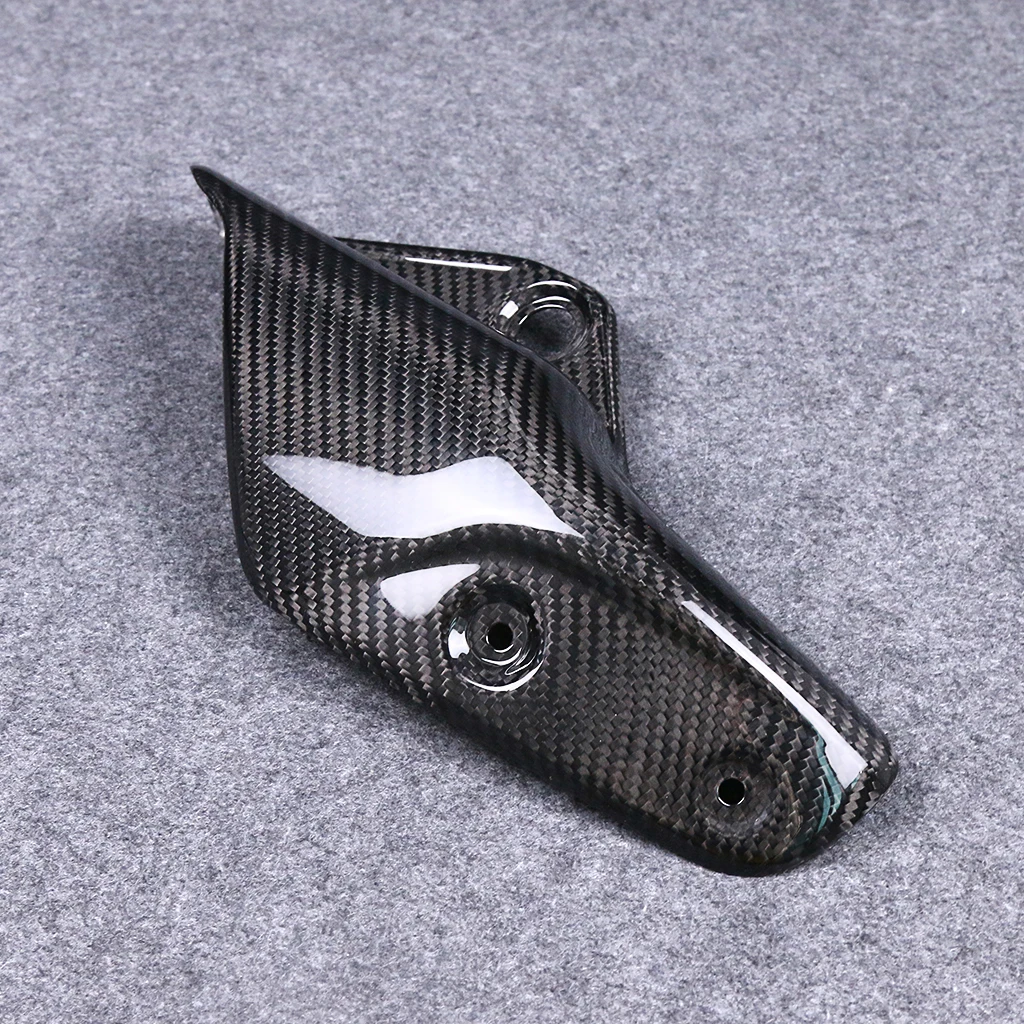 Реальное сухое углеродное волокно Akrapovic крышка выхлопных газов комплекты