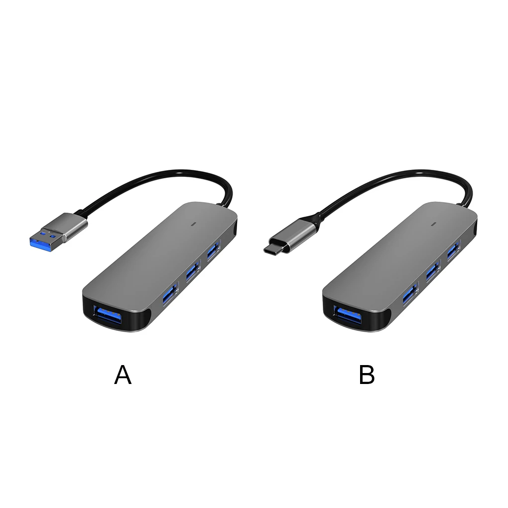 

Hub Integrated Line Collection Circuit Streamlined Design USB Splitter USB-C