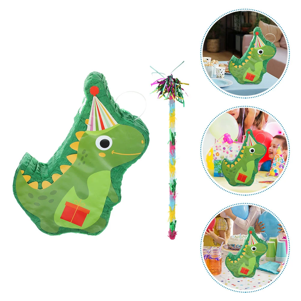 

1 Set Dinosaur Pinata Candy Holder Pinata Toy Party Game Supply Photo Prop for Party Children's piñatas birthdays